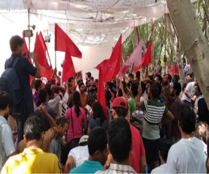 جے این یو میں پھر لہرایا سرخ پرچم ـ اے بی وی پی کی شرمناک شکست