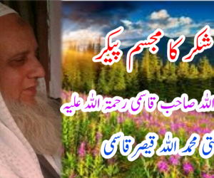 صبر کا شکر کا مجسم پیکر مولانا اہل اللہ صاحب قاسمی رحمۃ اللہ علیہ