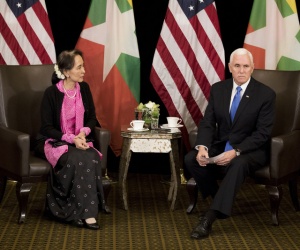 میانمار میں روہنگیاپر مظالم ناقابل معافی ،سوچی سے ملاقات کے دوران نائب امریکی صدر کا ملوث فوجیوں کے خلاف کاروائی کا مطالبہ