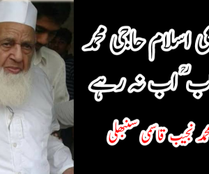 مشہور داعی اسلام حاجی محمد عبد الوہاب ؒ اب نہ رہے