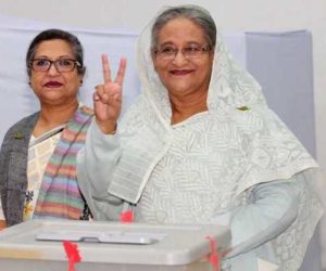 بنگلہ دیش میں شیخ حسینہ کی پارٹی حکومت بنانے میں ایک مرتبہ پھر کامیاب ۔اپوزیشن نے دھاندھلی کا الزام عائد کرتے ہوئے نتائج مسترد کردیا