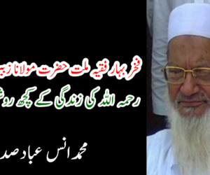 فخر بہار فقیہ ملت حضرت مولانا زبیر احمد قاسمی رحمہ اللہ کی زندگی کے کچھ روشن نقوش