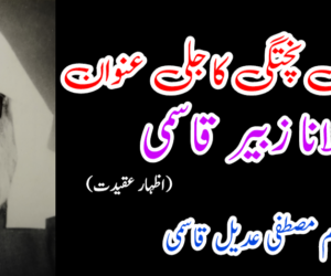 سادگی و علمی پختگی کا جلی عنوان مولانا زبیر قاسمی