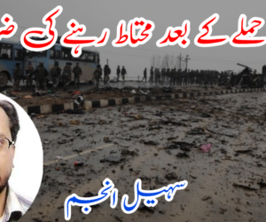 پلوامہ حملے کے بعد محتاط رہنے کی ضرورت