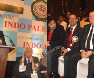 فلسطین ٹرمپ کی جاگیر نہیں کہ وہ اسے اسرائیل کے حوالے کردیں، گولان کی پہاڑیاں شام کا لازمی حصہ ہیں ،    انڈوعرب لیگ کے جلسہ میں شرکاء کا اظہارِ خیال 