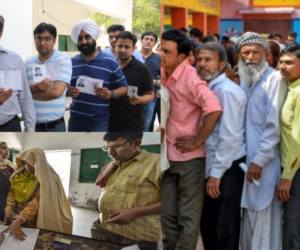 اتر پردیش میں 63.39 فیصد ووٹنگ ریکارڈ