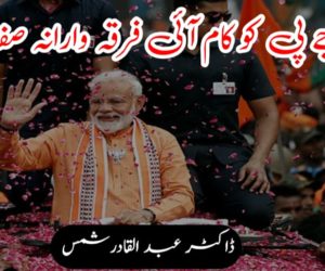 بی جے پی کو کام آئی فرقہ وارانہ صف بندی