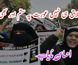 ایک طلاق ہی نہیں عورت پہ ستم اور بھی ہیں!