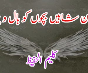 پھر ان شاہیں بچوں کو بال و پر دے