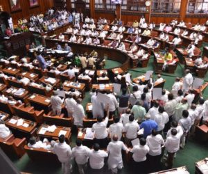 کرناٹک اسمبلی کل تک کے لئے ملتوی۔ ایوان میں ہی سو ئیں گے بی جے پی ممبران اسمبلی : یدی یورپا