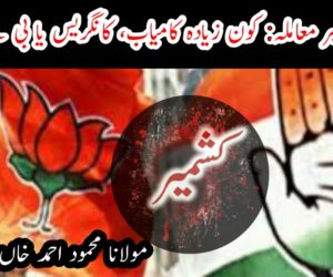 کشمیر معاملہ: کون زیادہ کامیاب، کانگریس یا بی جے پی؟  