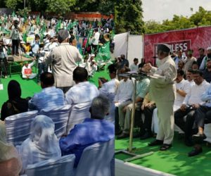 مودی حکومت کے خلاف مسلم لیگ کا عظیم الشان احتجاج