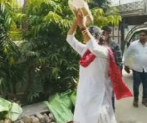 بی جے پی کی خاتون رہنما نے خودسوزی کی کوشش کی، حالت نازک