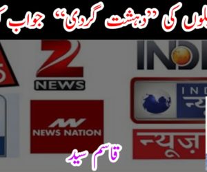 نیوز چینلوں کی ”دہشت گردی“ جواب کیا ہے؟