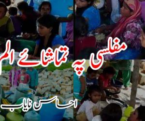 مفلسی پہ تماشائے الم !