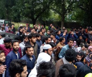 جامعہ ہمدرد کے طلباء کا جامعہ ملیہ اسلامیہ کے طلباء کے ساتھ اظہار ہمدردی  کیمپس کے اندر طلبہ کے جم غفیر نے پر امن جلوس کے ذریعہ درج کیا احتجاج