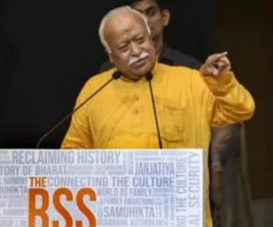 سنگھ سربراہ موہن بھاگوت نے ایک مرتبہ پھر دیا متنازع بیان، مسلمان سمیت تمام بھارتیوں کو کہا ہندو