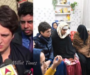 مدرسہ میں داخل ہوکر پولس نے بچوں کی پٹائی کی، پرینکا گاندھی سے متاثرین بتایا اپنی دردناک کہانی