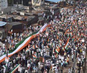 سی اے اے کے خلاف حیدرآباد میں بڑے پیمانہ پر ترنگا ریلی، لاکھوں افراد کی شرکت