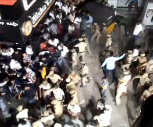 چنئی میں سی اے اے کے خلاف احتجاج کررہے مظاہرین پر لاٹھی چارج ۔ ایک شہید ،متعدد زخمی