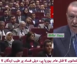 بھارت میں مسلمانوں کا قتل عام ہورہا ہے، دہلی فساد پر طیب اردگان کا سخت ردعمل