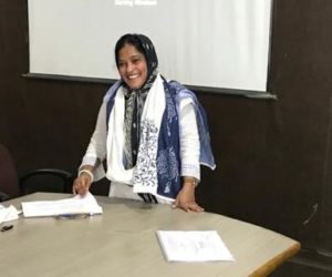 پی ایچ ڈی کی ڈگری حاصل کرنے پر نغمہ احمدی کو مبارکباد