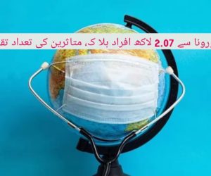 دنیا میں کورونا سے 2.07 لاکھ افراد ہلا ک، متاثرین کی تعداد تقریباً 30 لاکھ
