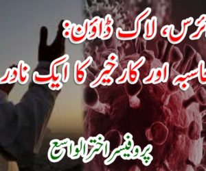 کورنا وائرس، لاک ڈاؤن: عمل و محاسبہ اور کارخیر کا ایک نادر موقعہ