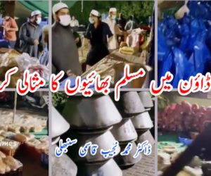 لاک ڈاؤن میں مسلم بھائیوں کا مثالی کردار