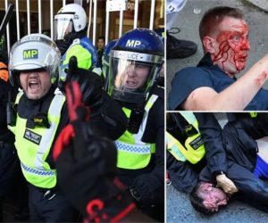 سیاہ فام جارج فلائیڈ کی ہلاکت کے خلاف لندن میں پر تشدد مظاہرہ، 100 سے زائد مظاہرین گرفتار