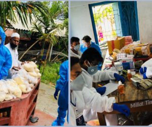 گزشتہ دس دنوں میں دوسری مرتبہ ”مٹیابرج یوتھ“ نے امفان سے متاثرہ علاقے میں راحتی اشیاء کی تقسیم کی