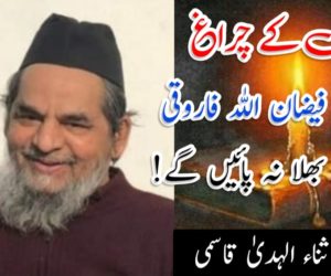 پروفیسر فیضان اللہ فاروقی ، ہم تجھے بھلا نہ پائیں گے!