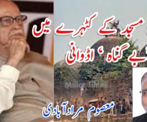 بابری مسجد کے کٹہرے میں ’بے گناہ ‘ اڈوانی