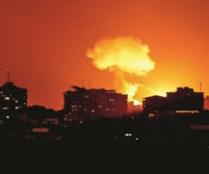 متحدہ عرب امارات سے معاہدہ ہونے کے بعد صہیونی فوج کا فلسطین پر شدید فضائی حملہ