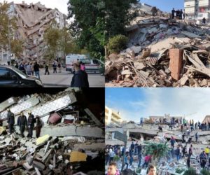 شدید زلزلہ کے جھٹکے سے لرز گئی ترکی کی زمین، ازمیر میں کئی عمارتیں منہدم