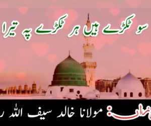 دل کے سو ٹکڑے ہیں ہر ٹکڑے پہ تیرا نام ہے!