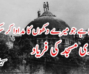 کیا کوئی ہے جو میرے دکھوں کا مداوا کر سکتا ہے؟ بابری مسجد کی فریاد