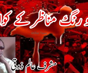 لہو رنگ مناظر کے کولاز