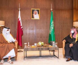 شہزادہ محمد بن سلمان کی امیر قطر سے العلا میں ملاقات