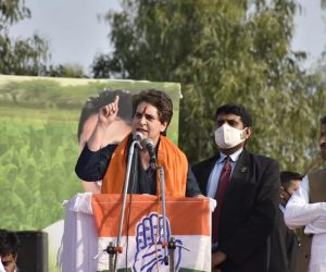یو پی میں کسان مہاپنچایت سے پرینکا گاندھی کا خطاب، کہا – کانگریس حکومت آنے پر سبھی قانون واپس ہوں گے