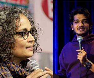 منور فاروقی کے حق میں کھڑی ہوئیں اروندھتی رائے سمیت 100 شخصیتیں