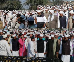 قاضی شریعت مولانا عبد الجلیل قاسمی نم آنکھوں کے ساتھ سپرد خاک