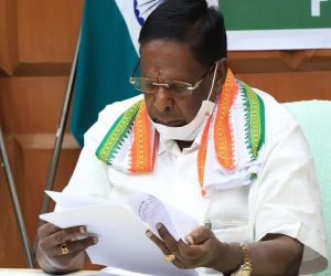 پڈوچیری میں کانگریس کو جھٹکا ، وی نارائن سامی اکثریت ثابت کرنے میں ناکام