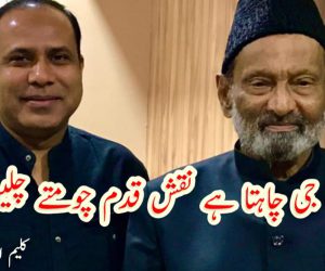 جی چاہتا ہے نقش قدم چومتے چلیں