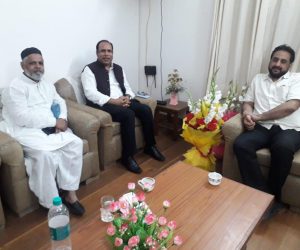 اے آئی ایم آئی ایم دہلی کے صدر کی دہلی کے انچارج امتیاز جلیل ایم پی سے ملاقات  