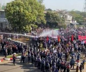 میانمار: باگو شہر میں کریک ڈاؤن، فوج کے خلاف مظاہروں میں 80 سے زائد شہری ہلاک