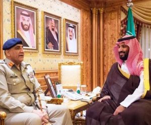 پاکستانی آرمی چیف جنرل قمر باجوہ کی سعودی ولی عہد سے ملاقات  سعودی عرب کی خودمختاری اور حرمین شریفین کے دفاع کے لیے پرعزم: جنرل باجوہ