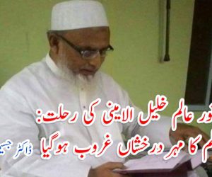 مولانا نور عالم خلیل الامینی کی رحلت:  علم وقلم کا مہر درخشاں غروب ہوگیا