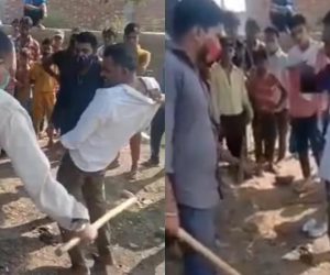 مرادآباد: گؤ رکشکوں نے مسلم نوجوان کو رسید ہونے کے باوجود باندھ کر بے رحمی سے پیٹا، پولیس نے الٹے اسی کے خلاف مقدمہ درج کیا 