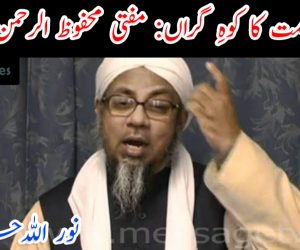 عزم و ہمت کا کوہِ گراں: مفتی محفوظ الرحمن عثمانی ؒ